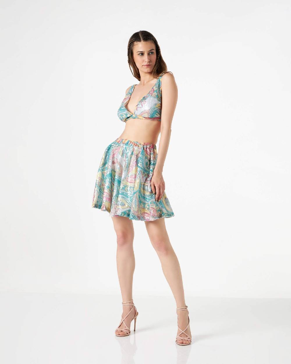 Le Twins Patrizia Paillettes Cashmere