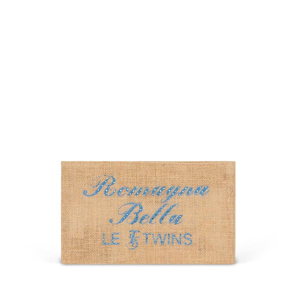 Le Twins Pochette Romagna Scritta Blu