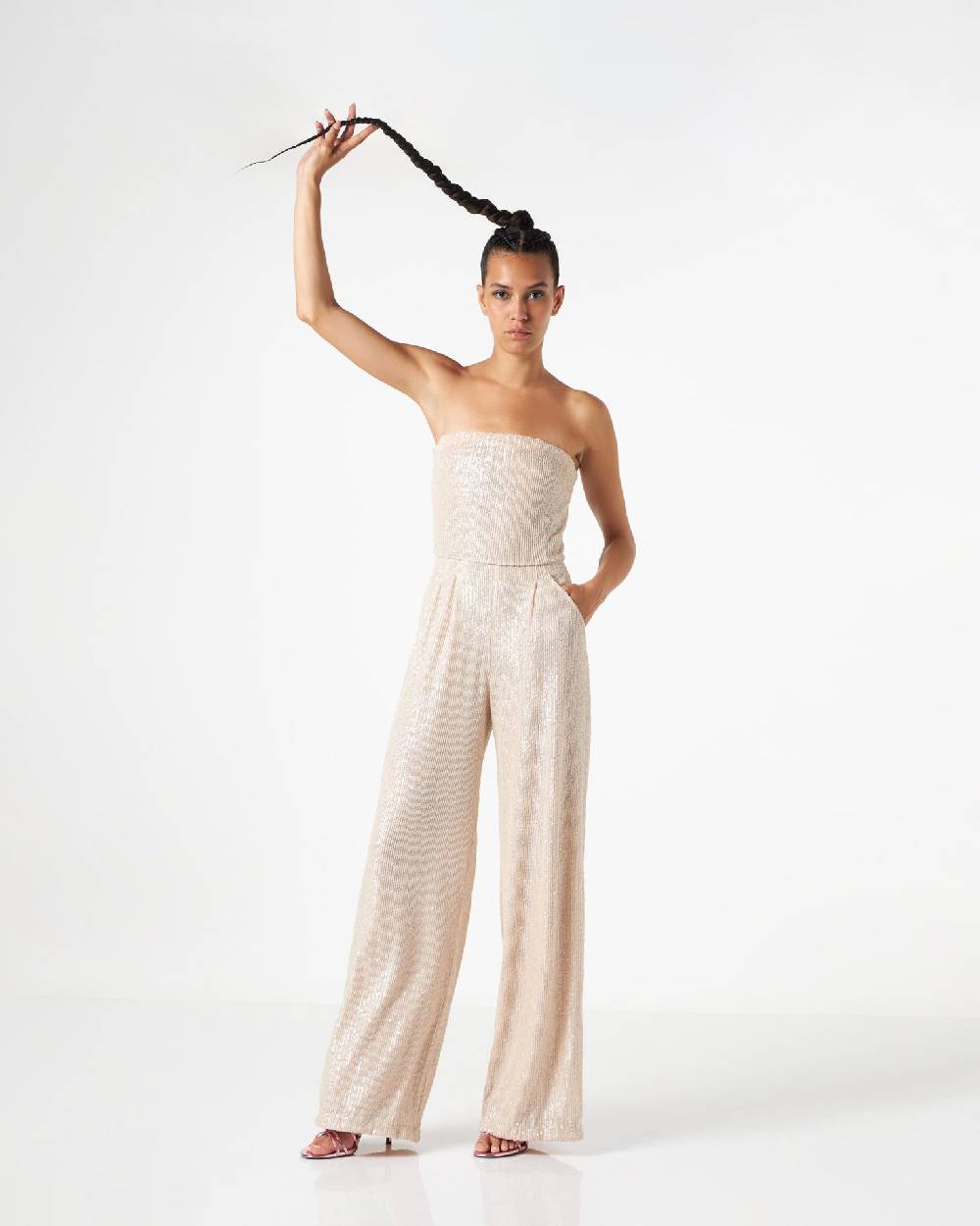 Le Twins Priscila Paillettes Opache Beige