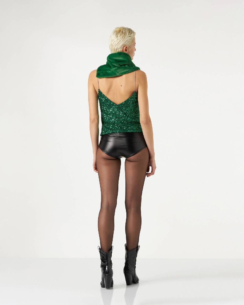 Le Twins Rho Ecopelliccia Verde