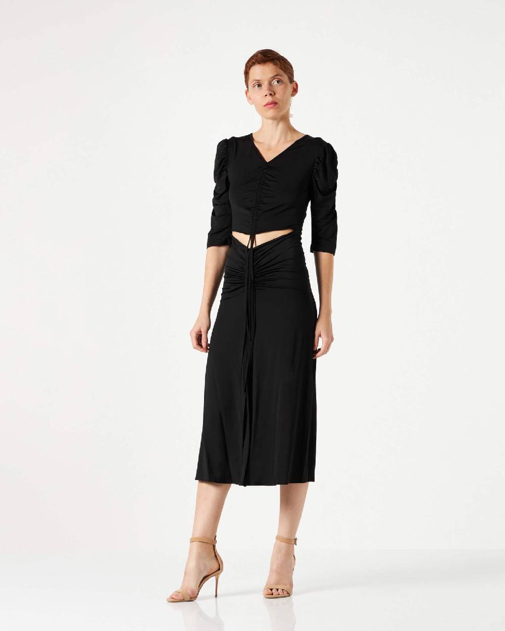 Le Twins Romina Lurex Nero