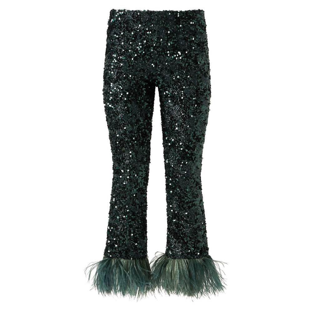 Le Twins Savy Paillettes Lurex Verde