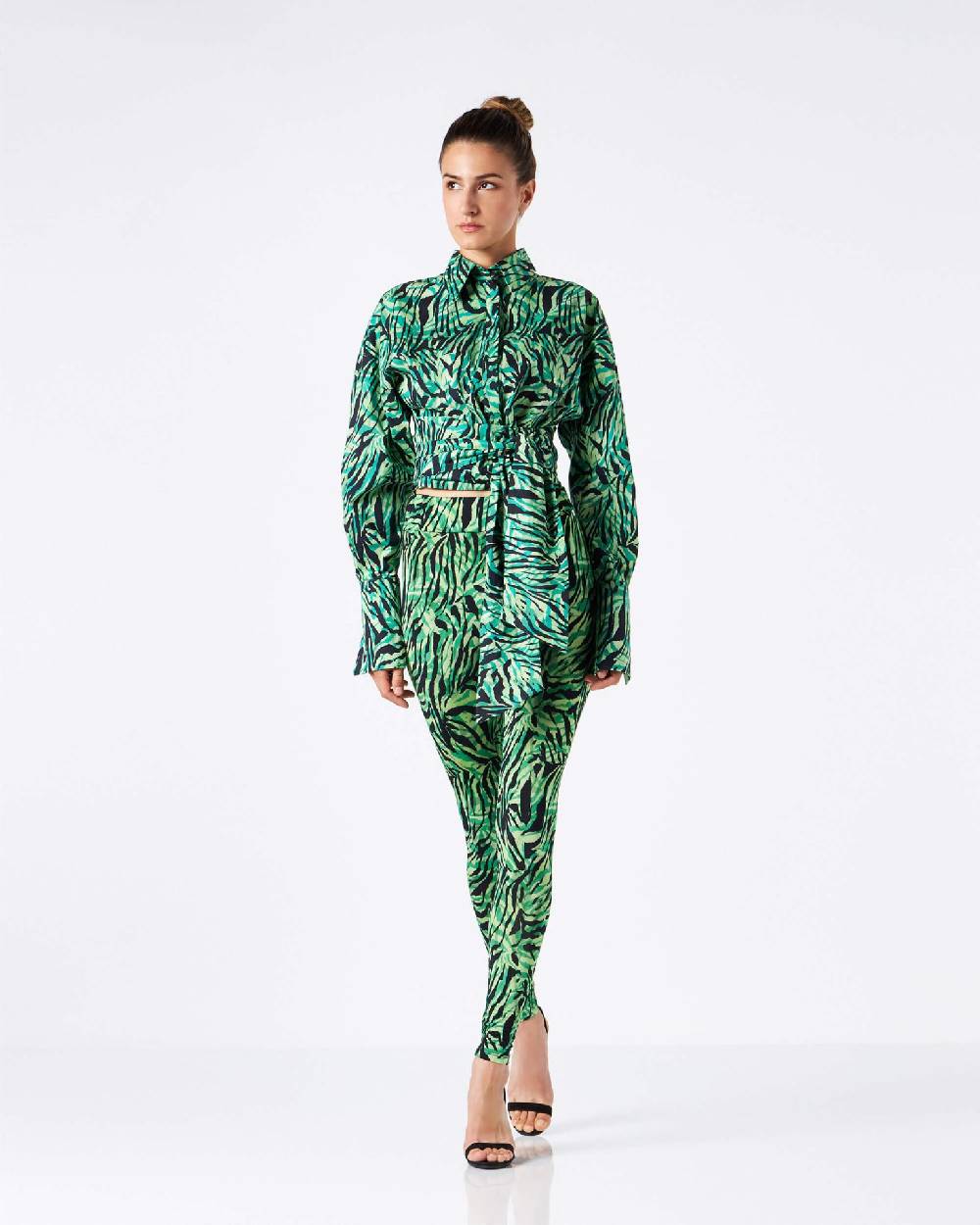 Le Twins Scicli Animalier Verde e Nero