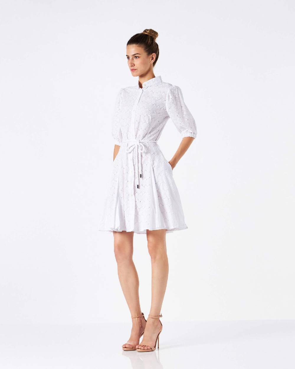 Le Twins Sofy Pizzo Sangallo Bianco