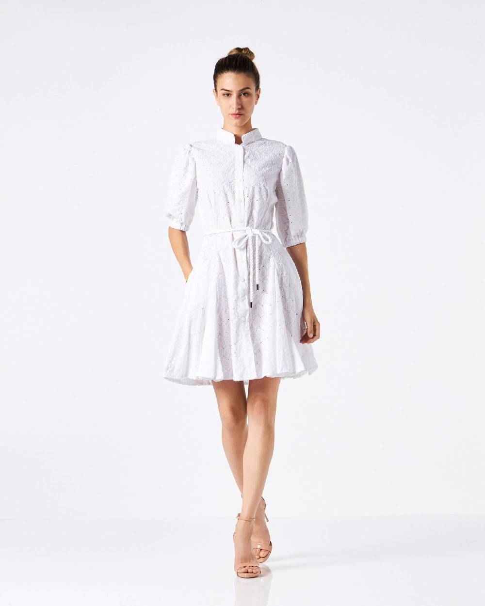 Le Twins Sofy Pizzo Sangallo Bianco