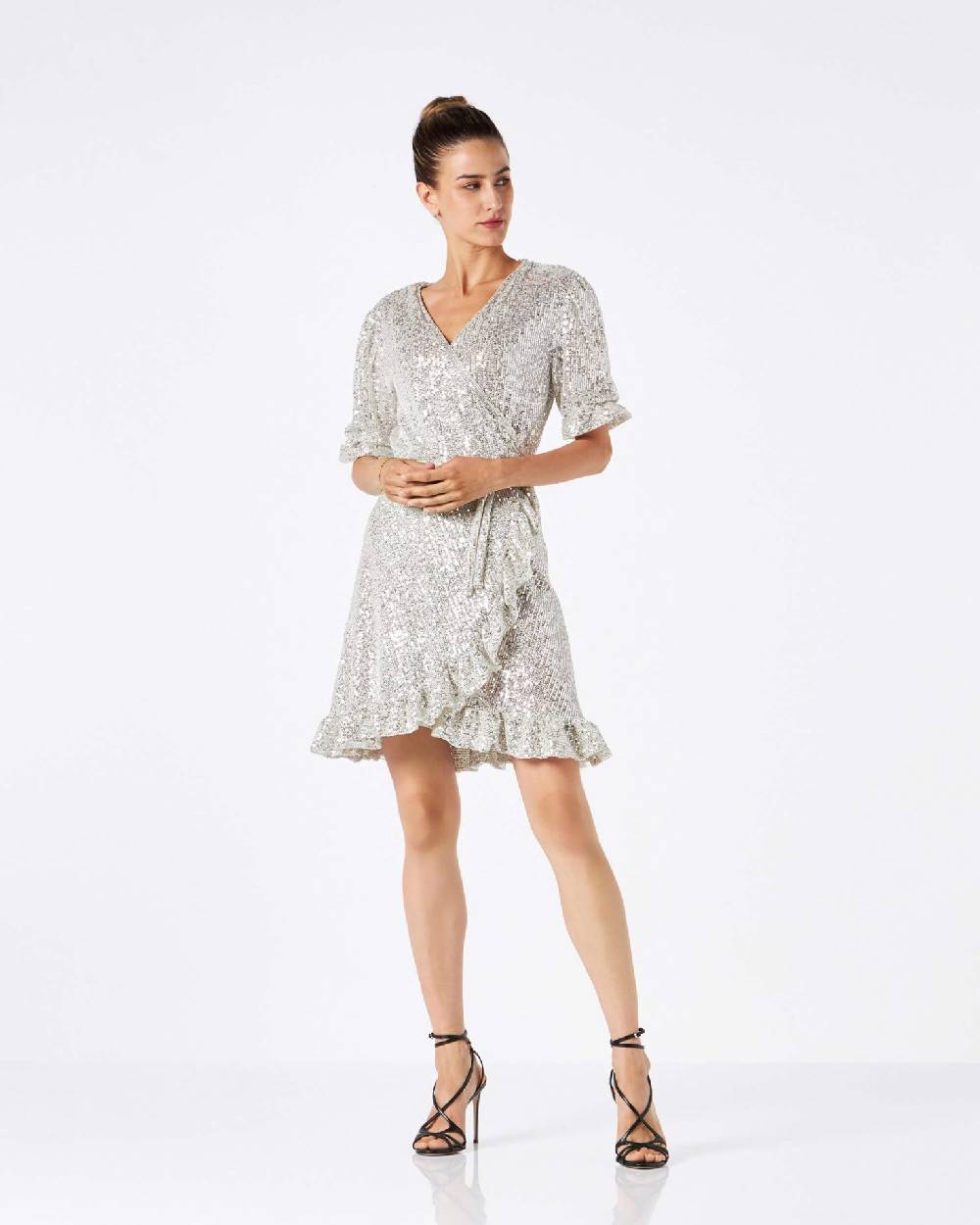 Le Twins St.Tropez Paillettes Argento