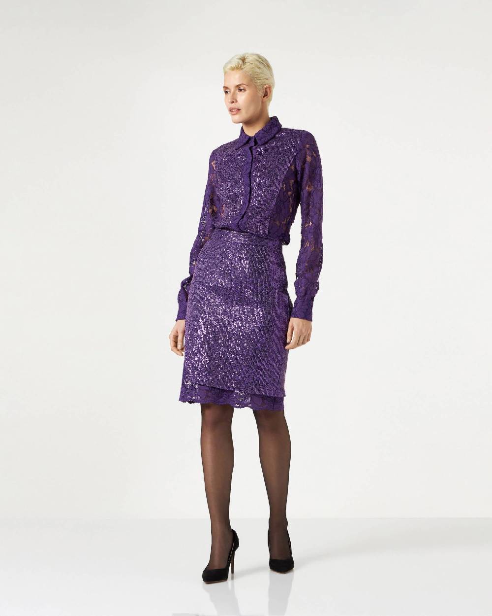 Le Twins Varese Paillettes Viola