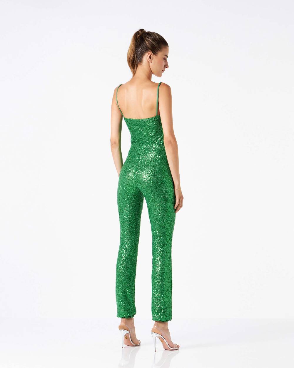 Le Twins Viola Paillettes Verde