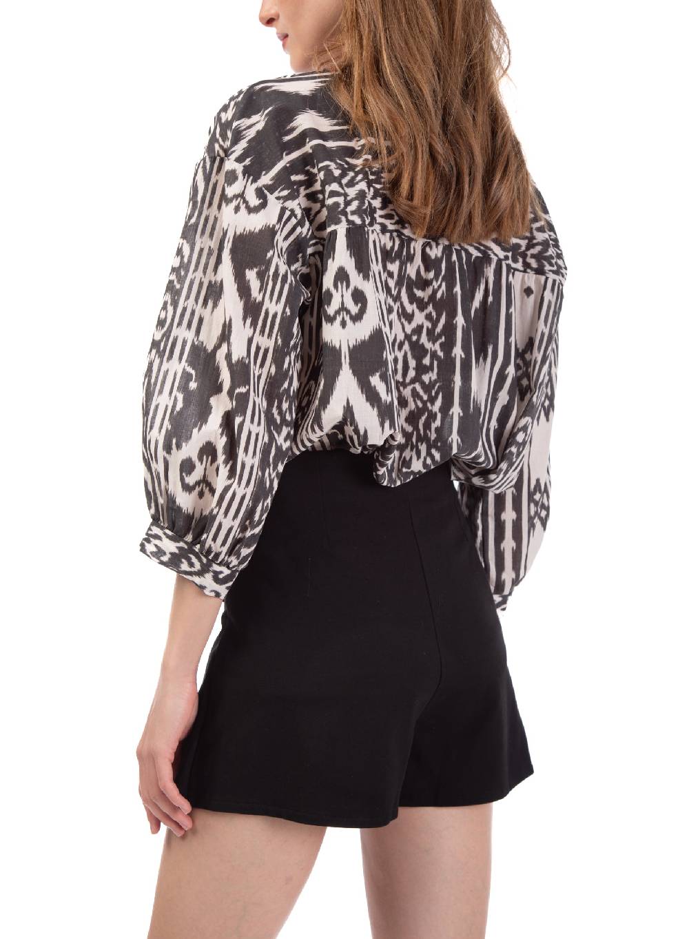 Le Volière Gonna Pantalone In Felpa Con Frange