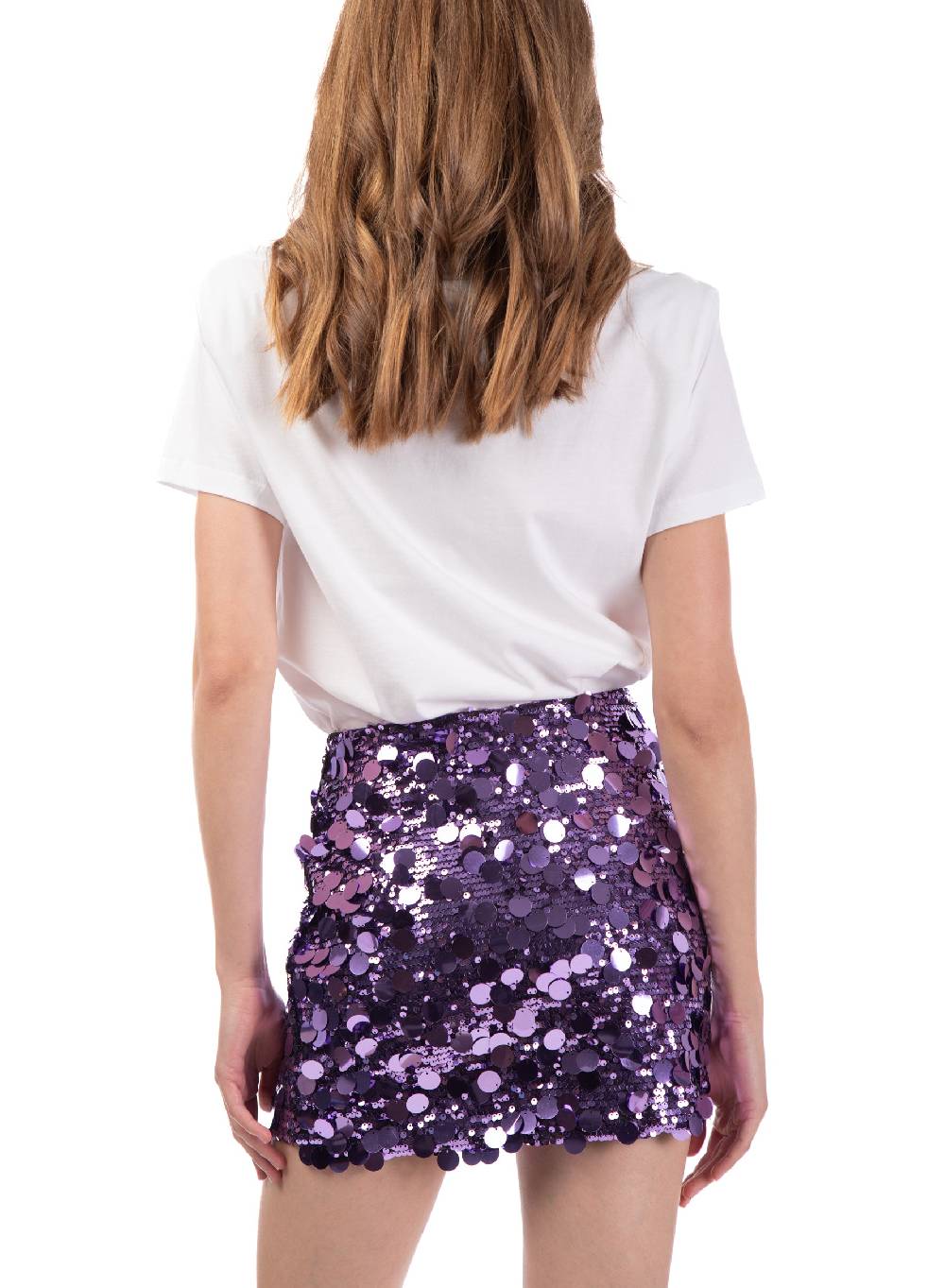 Le Volière T-shirt Bianca 'Happy Is The New Black'