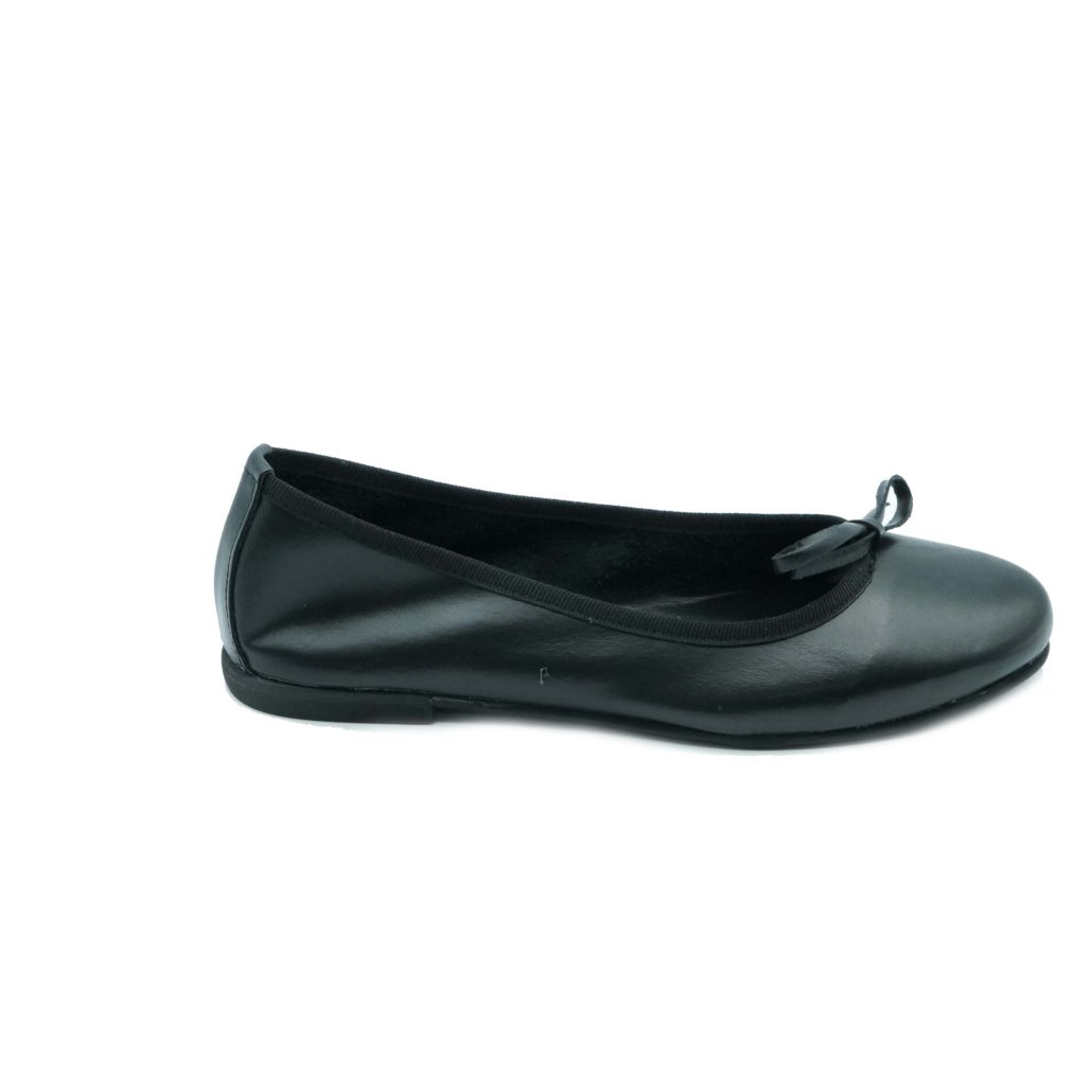 Lea Gu Ballerina In Nappa, Fiocco Frontale, Tacco 10mm