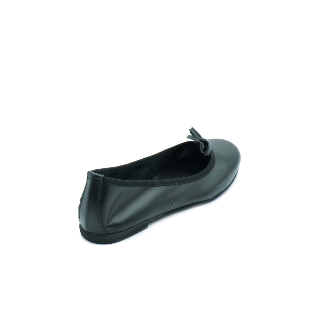 Lea Gu Ballerina In Nappa, Fiocco Frontale, Tacco 10mm