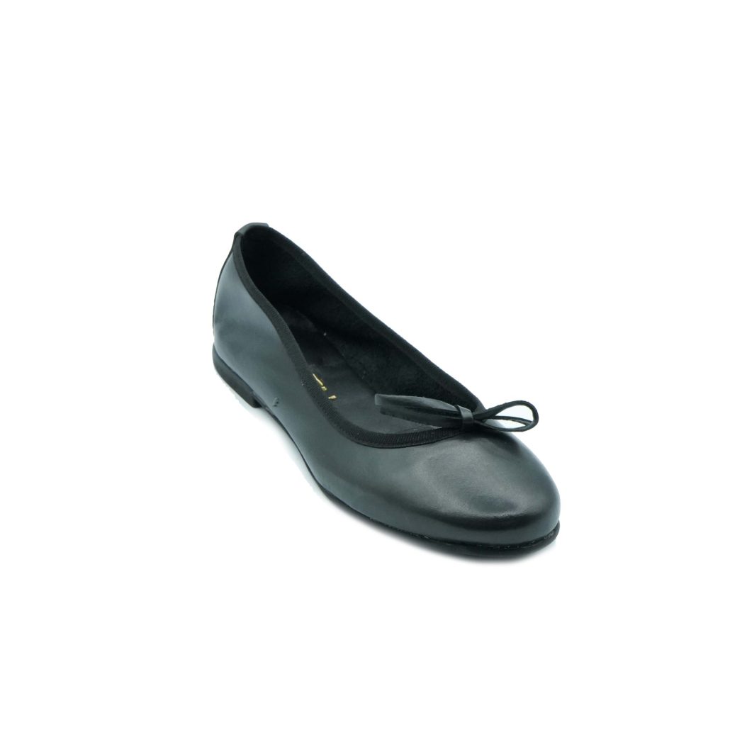 Lea Gu Ballerina In Nappa, Fiocco Frontale, Tacco 10mm