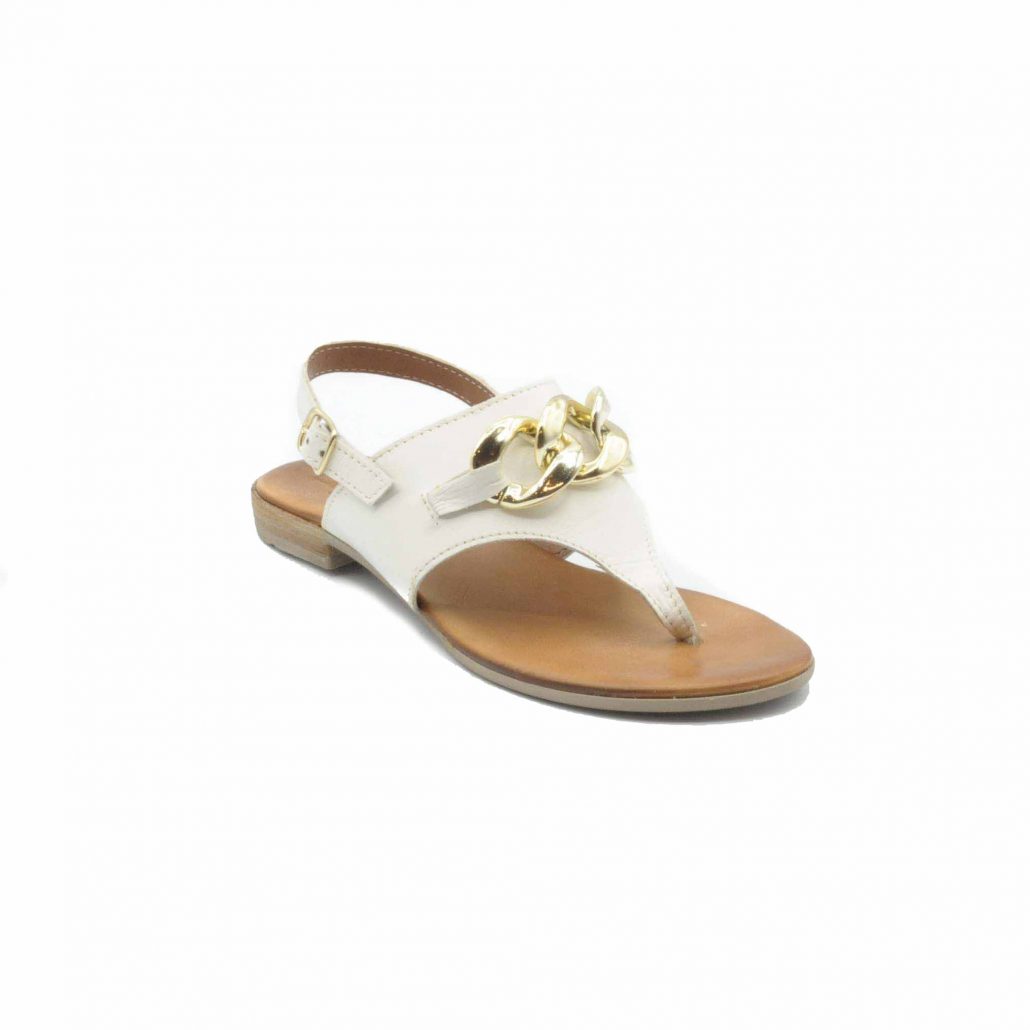 Lea Gu Infradito In Nappa, Accessorio Frontale, Cinturino In Caviglia, Tacco 15 Mm