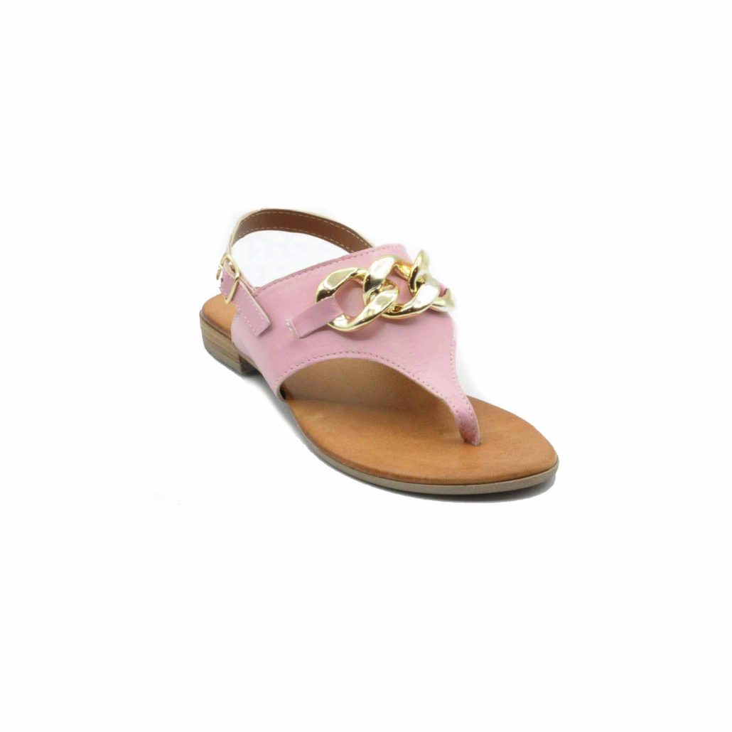 Lea Gu infradito in nappa, accessorio frontale, cinturino in caviglia, tacco 15 mm