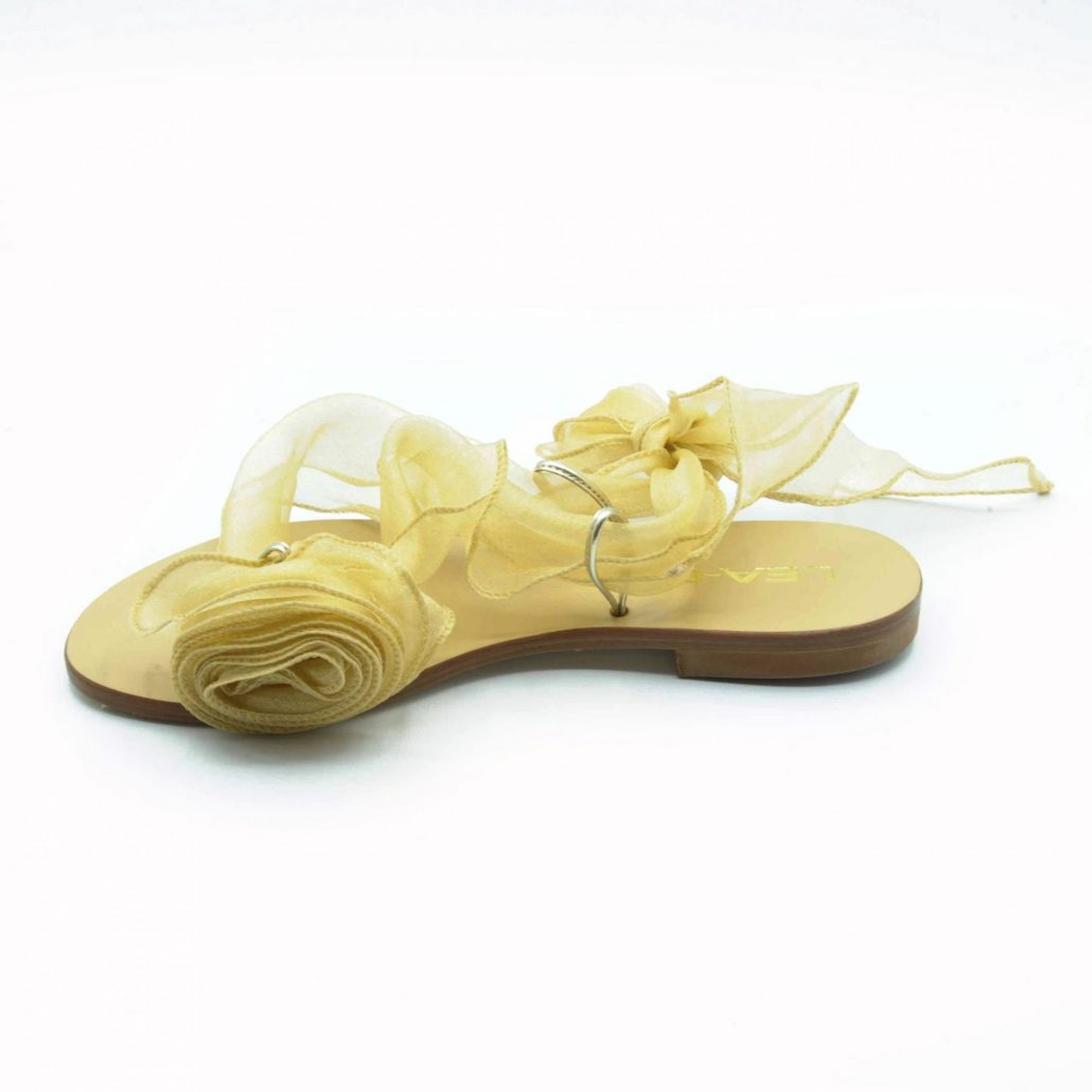 Lea Gu Infradito In Raso, Allacciatura In Caviglia, Tacco 15 Mm