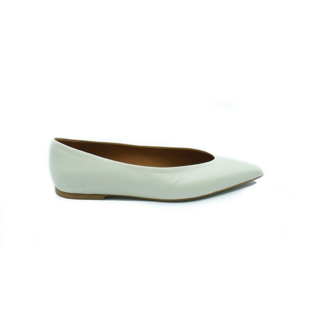 Lea Gu ballerina in nappa, tacco 10mm