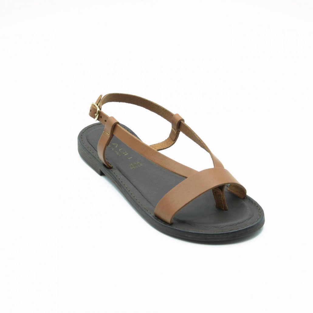 Lea Gu sandalo in nappa, infradito , tacco 15 mm