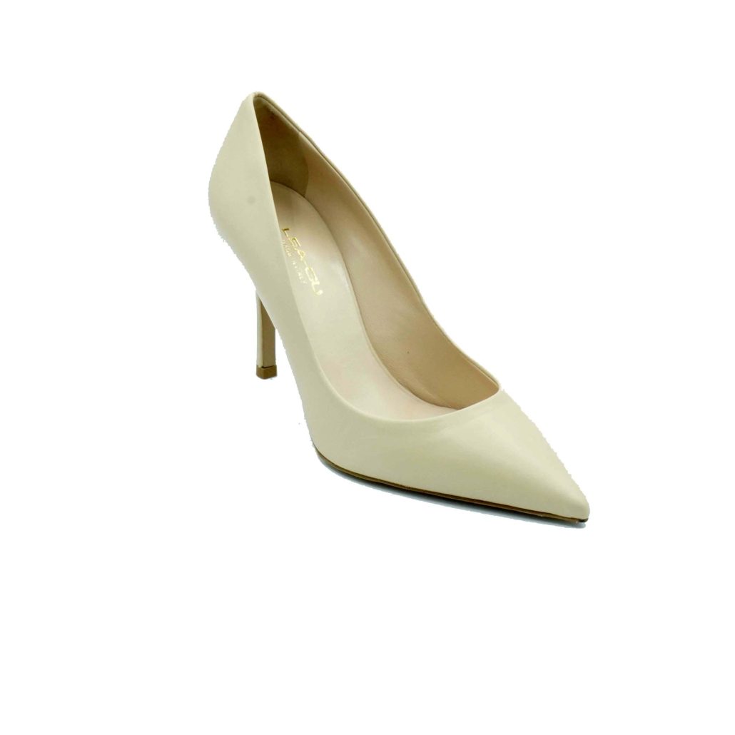 Lea Gu Scarpa Con Tacco In Nappa, Tacco 85mm