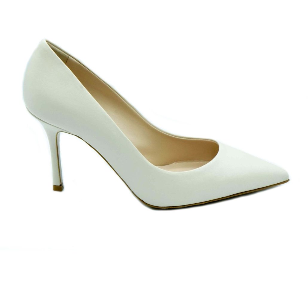 Lea Gu scarpa con tacco in nappa, tacco 85mm