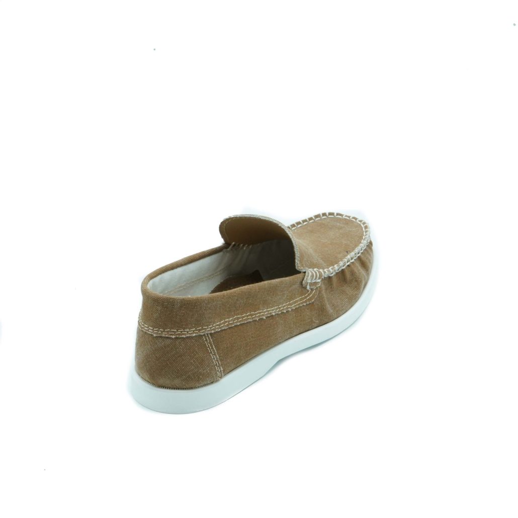 Lea Gu Scarpa Da Barca In Canvas, Fondo Gomma 15mm