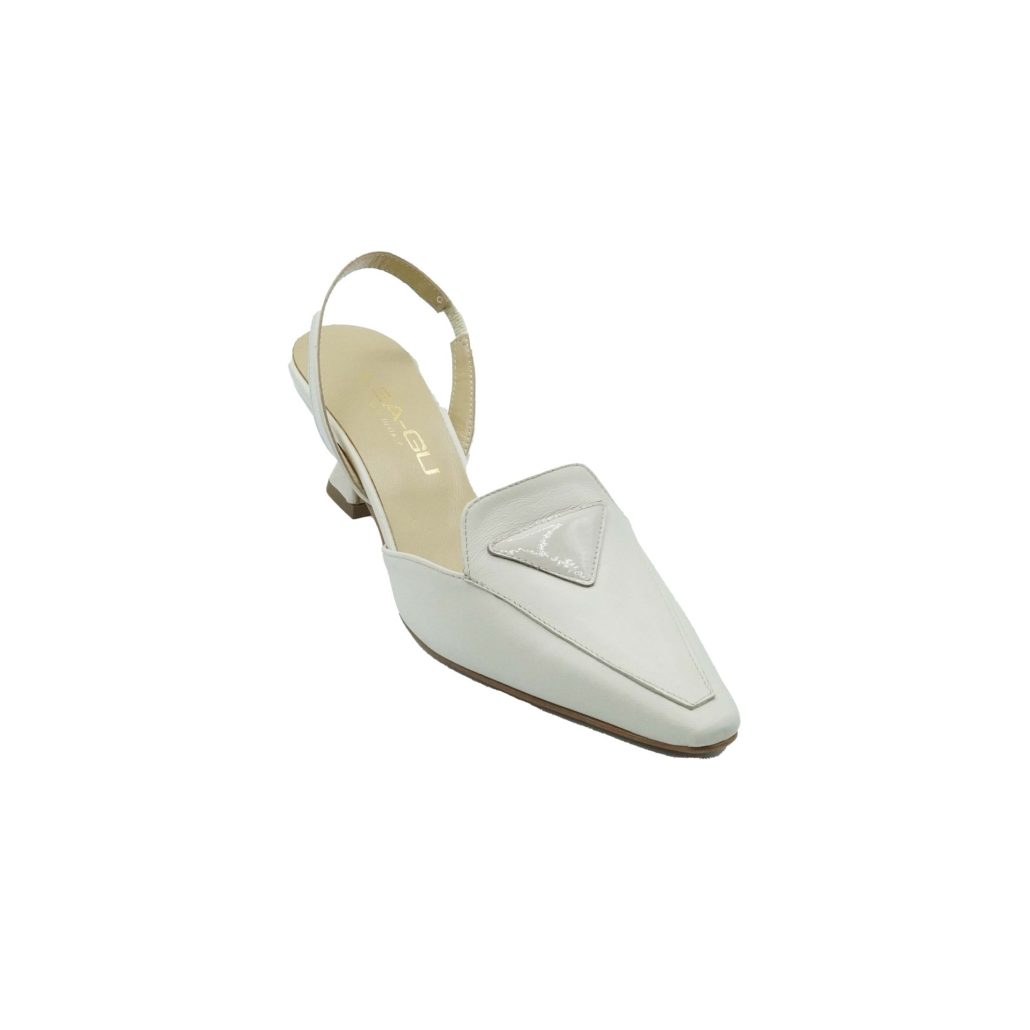 Lea Gu Slingback In Nappa,tacco 50mm
