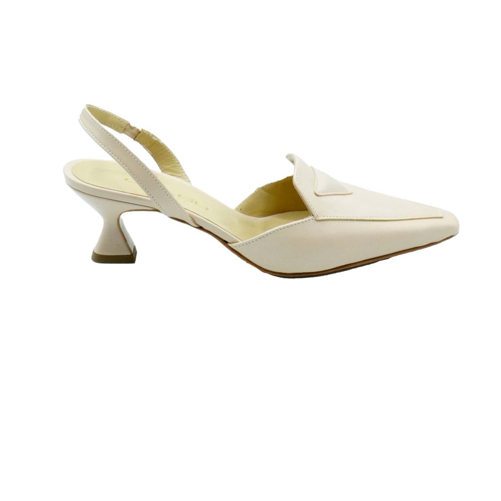 Lea Gu slingback in nappa,tacco 50mm