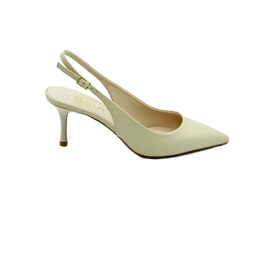 Lea Gu slingback in nappa, tacco 65mm