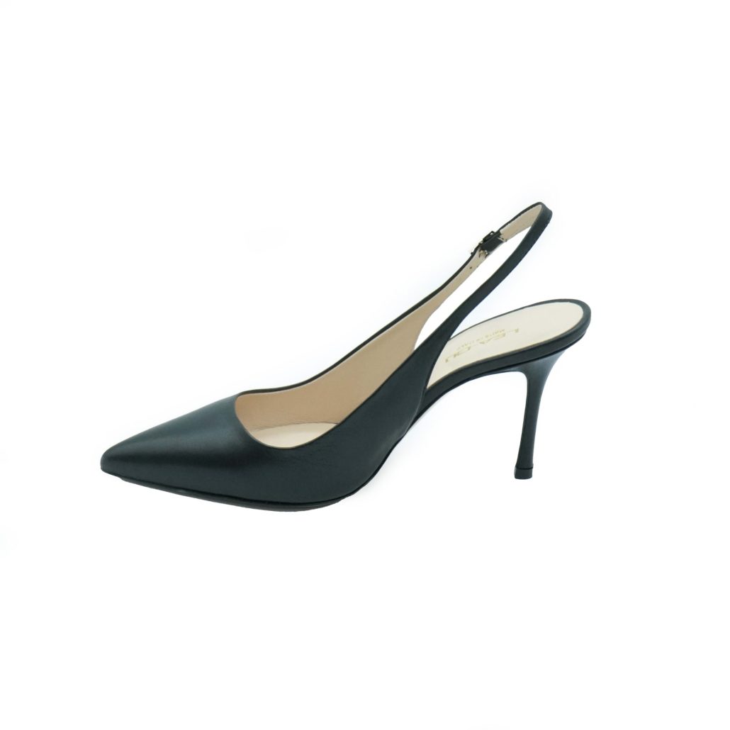 Lea Gu Slingback In Nappa, Tacco 85mm