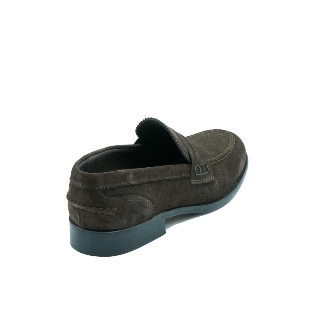 Lea Gu Mocassino In Camoscio, Bocca Di Leone Frontale, Tacco 25mm