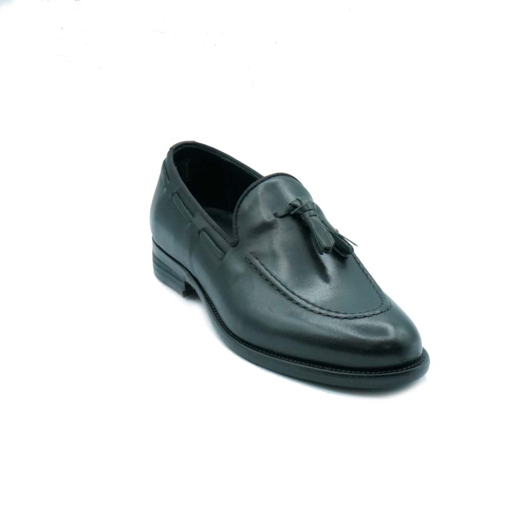 Lea Gu Mocassino In Vitello, Nappine Frontali, Tacco 25mm