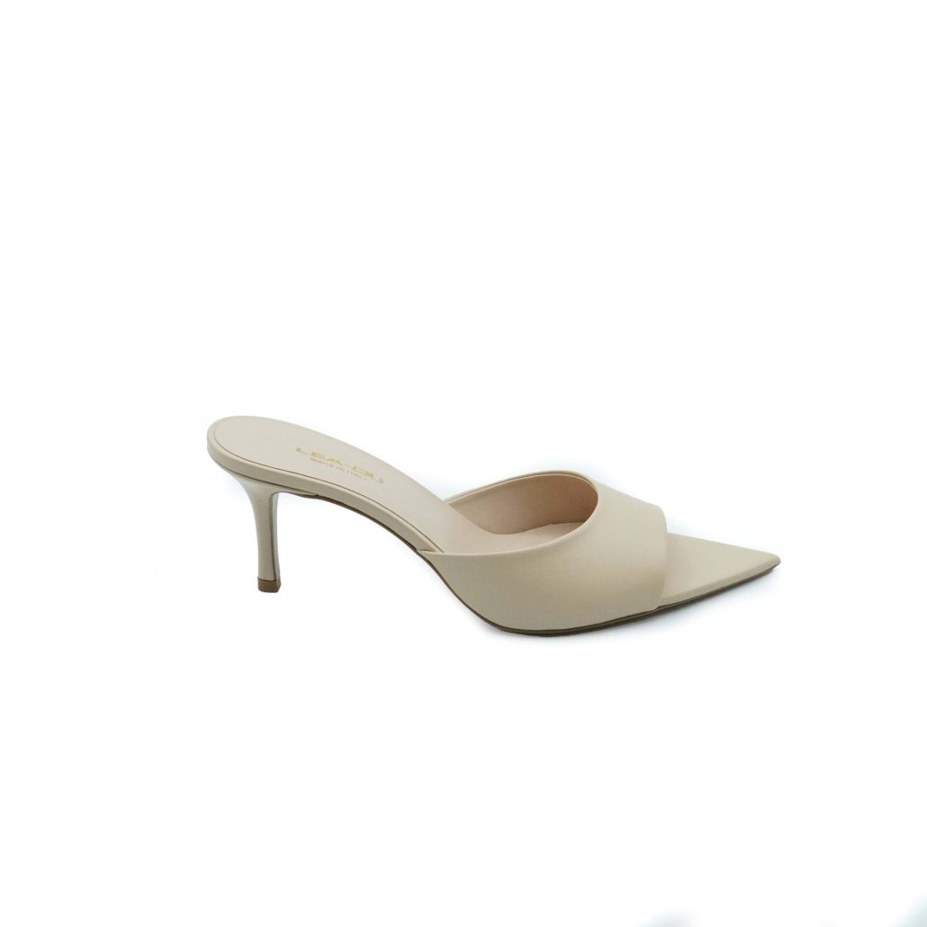 Lea Gu Sandalo Con Tacco In Nappa, Fascia Frontale, Tacco 60mm