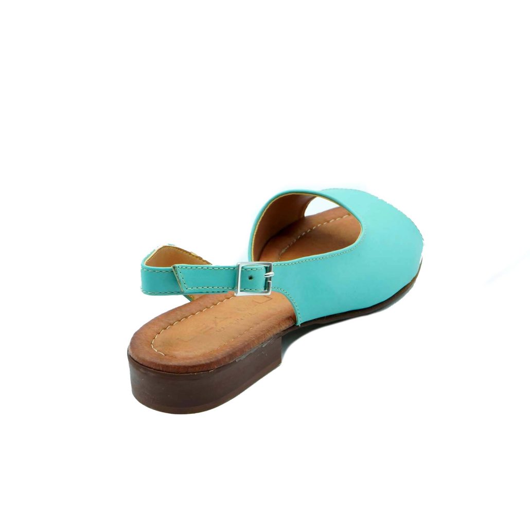 Lea Gu Sandalo In Nappa, Fascia Frontale, Chiusura Posteriore, Tacco 20mm