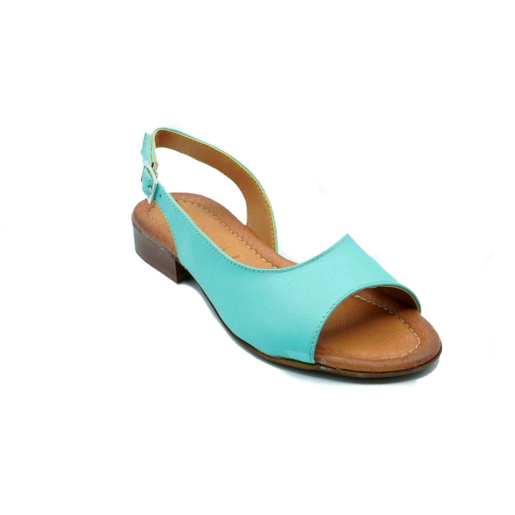 Lea Gu Sandalo In Nappa, Fascia Frontale, Chiusura Posteriore, Tacco 20mm