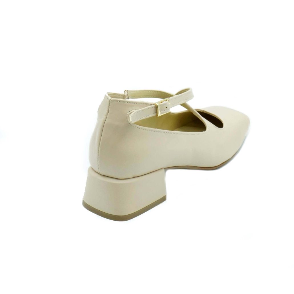 Lea Gu Scarpa Con Tacco In Nappa, Incrocio Frontale, Tacco 35mm