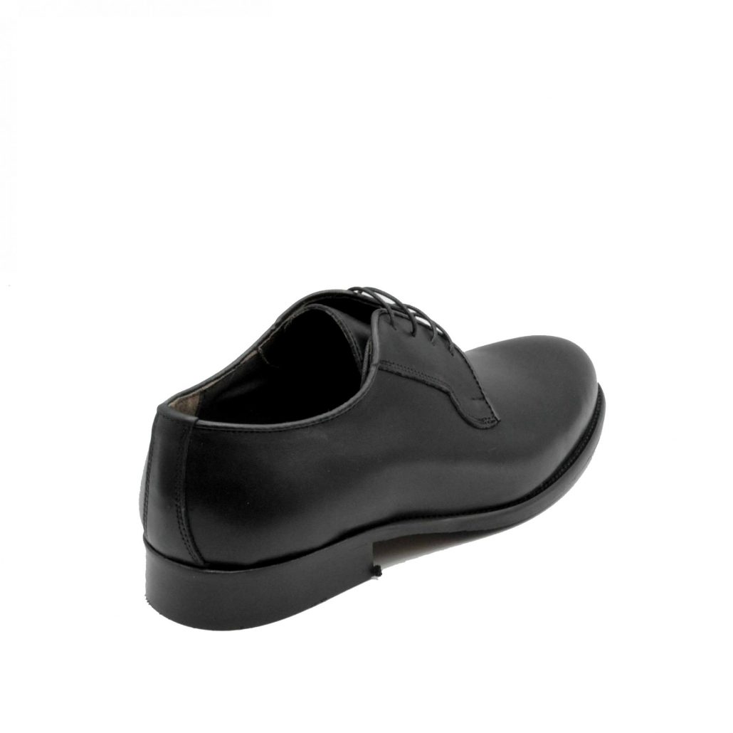 Lea Gu Scarpa In Nappa, Allacciatura Frontale, Tacco 25 Mm