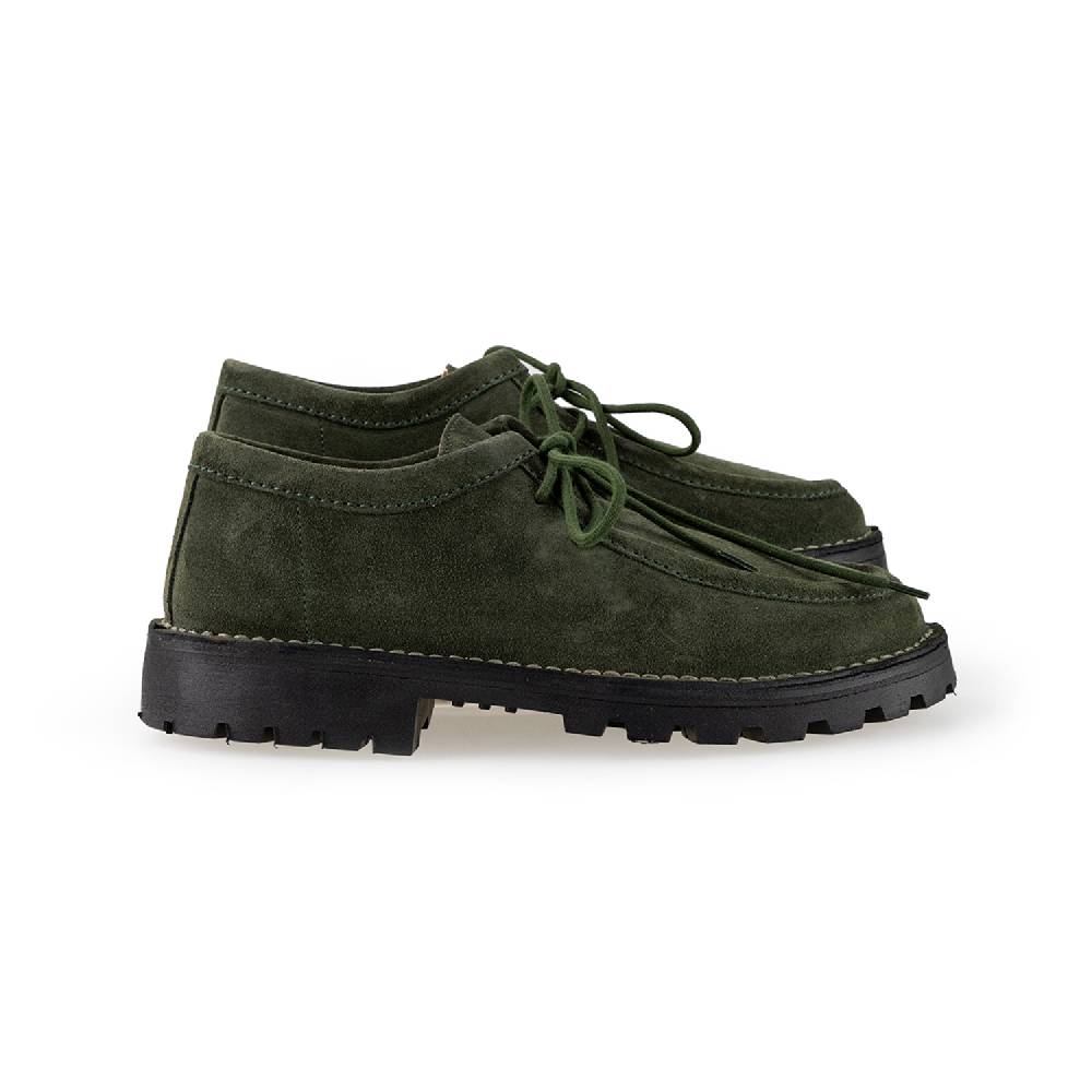 Lerews Track 19 Suede Roccia Bottle Green