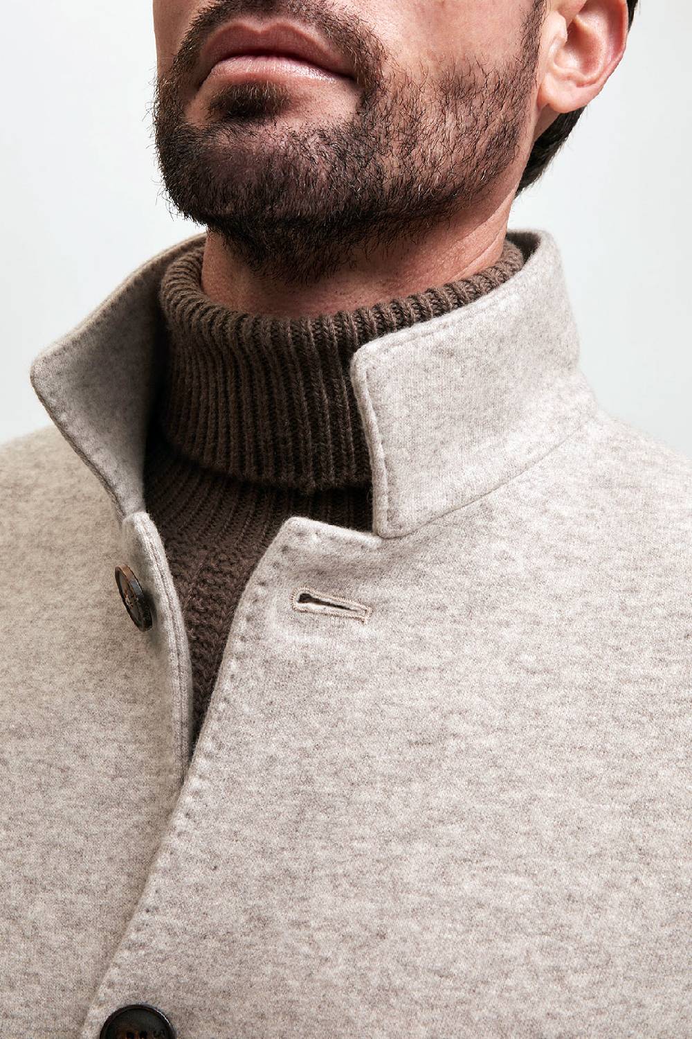 Manzoni 24 Cappotto Jersey In Tessuto Cashmere Loro Piana