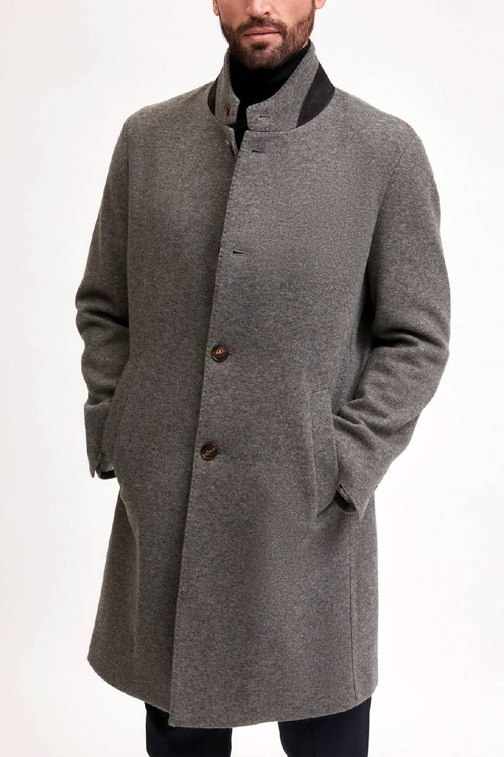 Manzoni 24 Cappotto jersey in tessuto cashmere Loro Piana