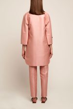 Manzoni 24 Cappotto Double Cotone-seta Con Spacchi