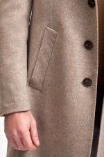 Manzoni 24 Cappotto In Lana Spigata