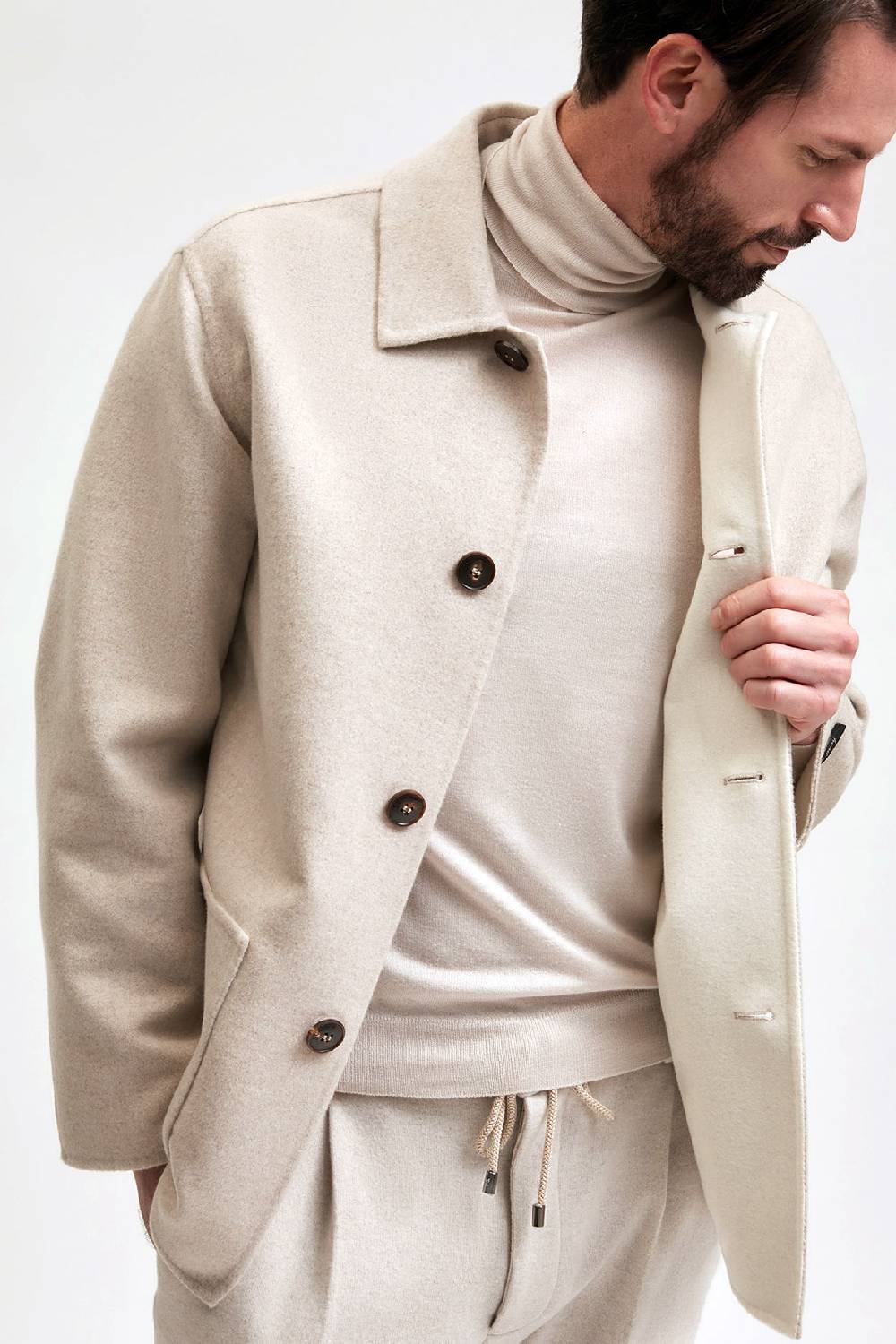 Manzoni 24 Giacca In Tessuto Cashmere Loro Piana