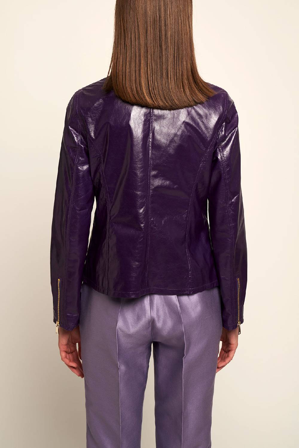 Manzoni 24 Giacca Nappa Shinny Foderata