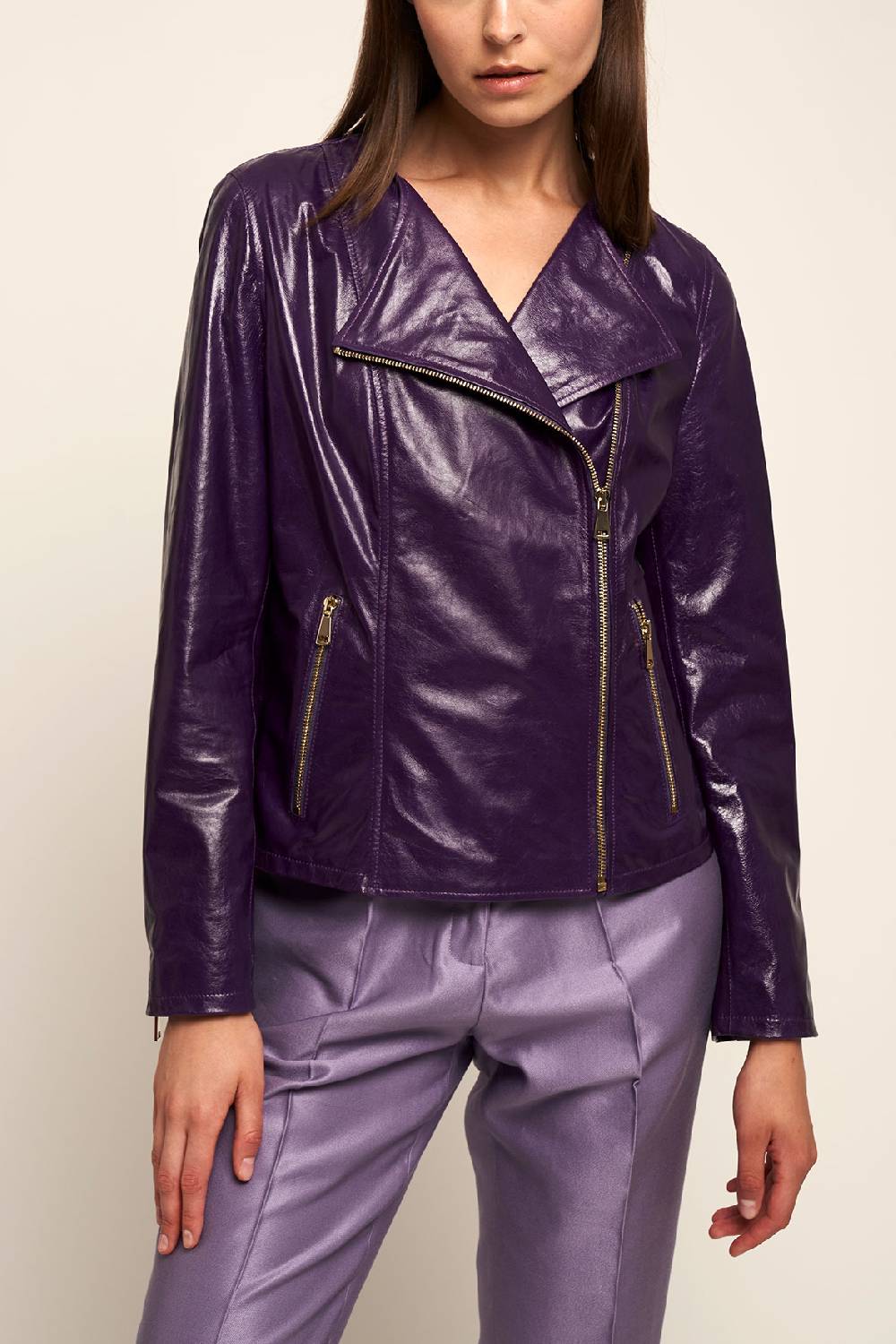 Manzoni 24 Giacca nappa shinny foderata