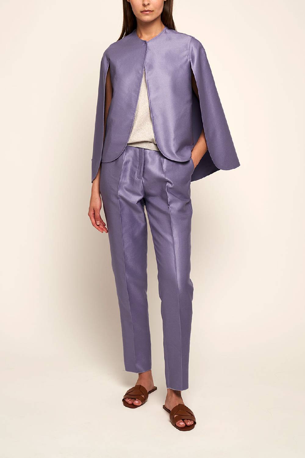 Manzoni 24 Mantella double cotone-seta