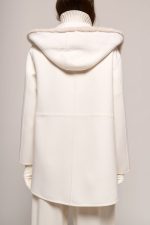 Manzoni 24 Parka In Lana Con Bordo Visone