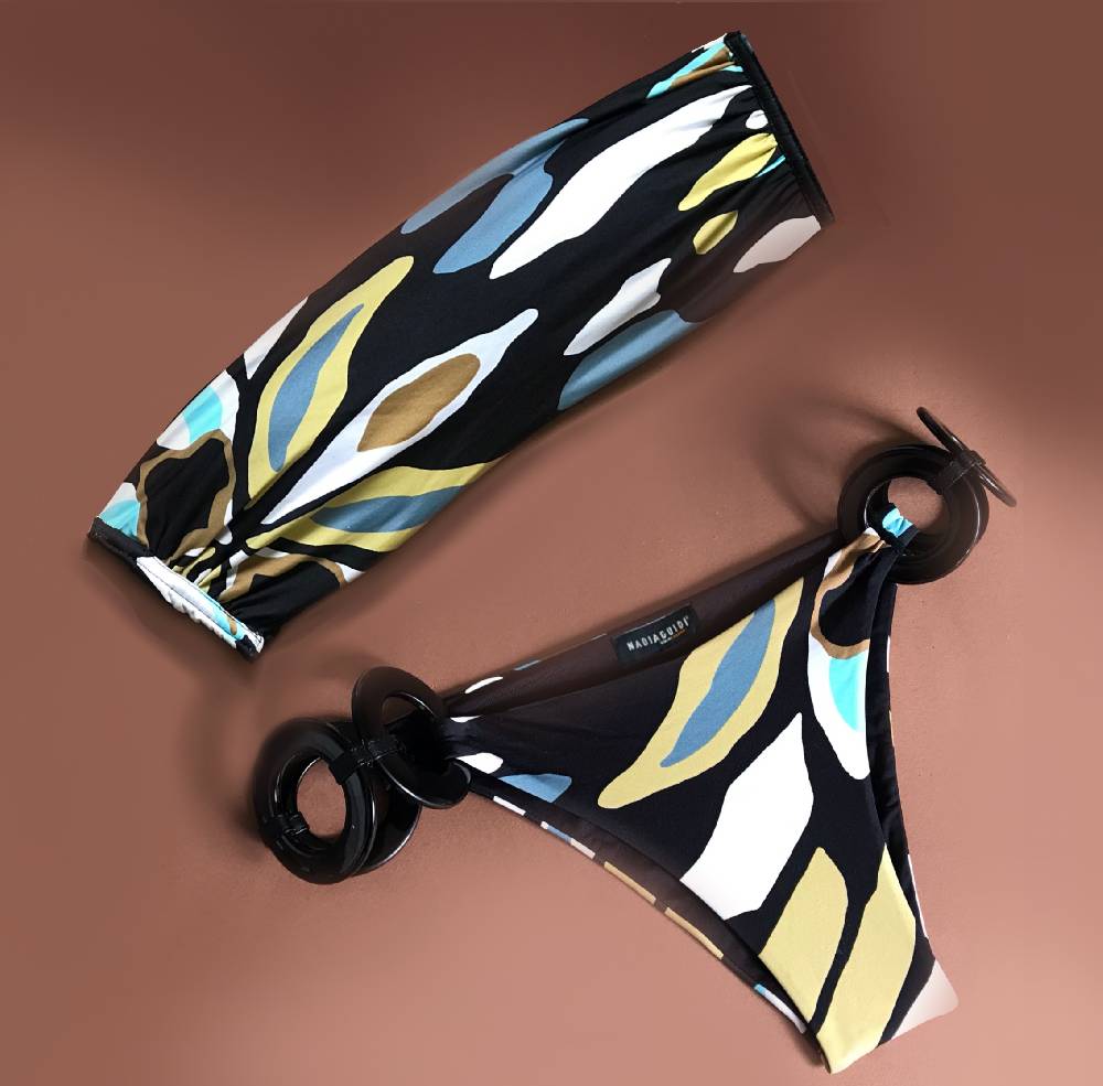 Nadia Guidi 01.l ORCHIDEA SELVAGGIA Bikini a Fascia