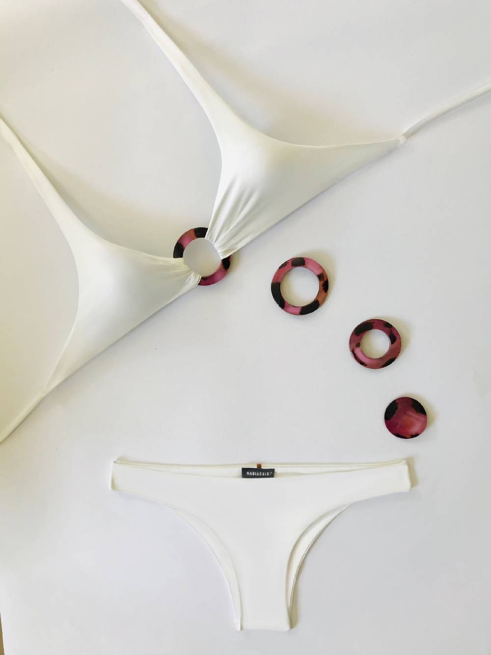 Nadia Guidi 02.g DEVA BLANC Bikini Americano Slip Liscio