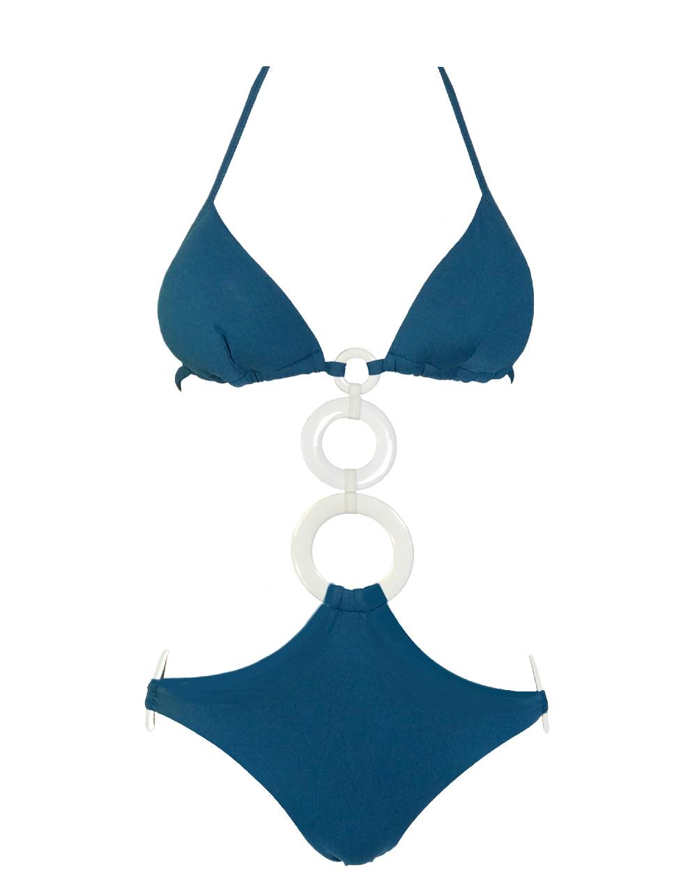 Nadia Guidi 05. HER Trikini Triangolo Imbottito Ottanio