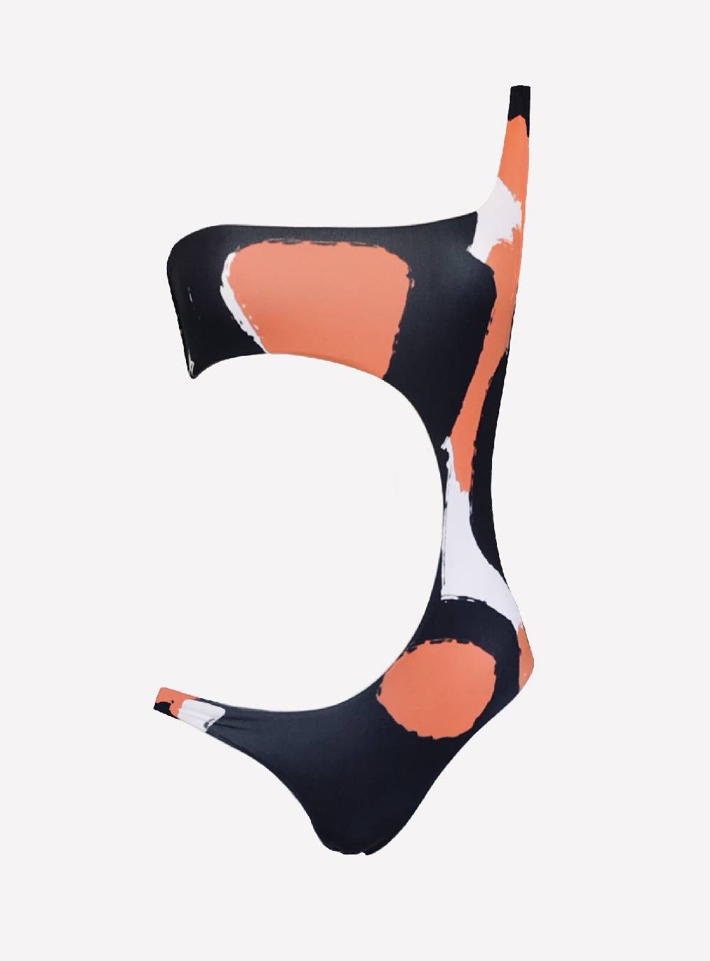 Nadia Guidi 45.c INXS Intero Asimmetrico Monospalla